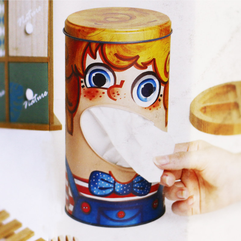 جای دستمال کاغذی مریخ مدل Blue Little Man