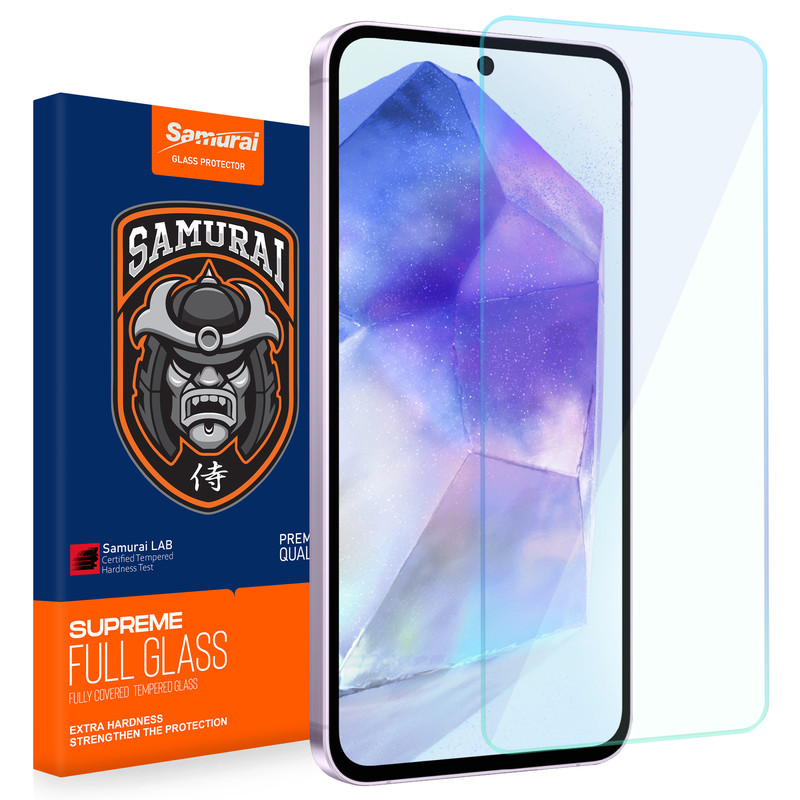 محافظ صفحه نمایش سامورایی مدل Invisiglass مناسب برای گوشی موبایل سامسونگ Galaxy A55