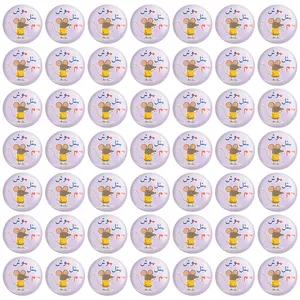 پیکسل خندالو مدل جشن الفبای کلاس اول مـ م مثل موش کد S84 بسته 49 عددی