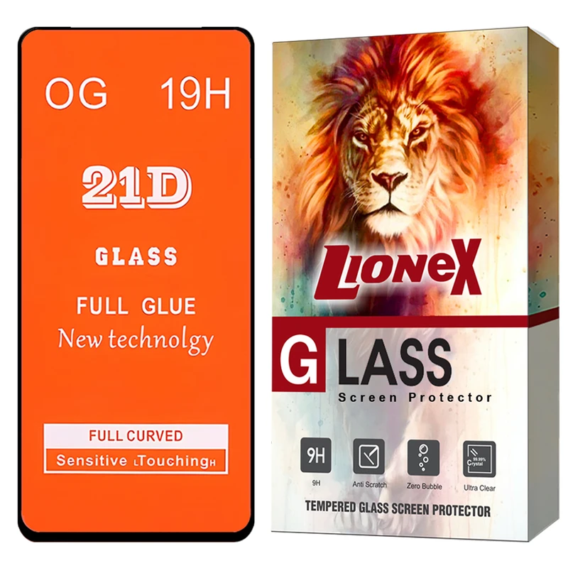 محافظ صفحه نمایش لایونکس مدل FULL20 مناسب برای گوشی موبایل ریلمی Realme 12 Plus / شیائومی Redmi Note 10 Pro