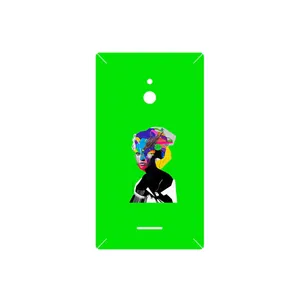 MAHOOT Collage of Women Portrait 3 Cover Sticker for Nokia XL