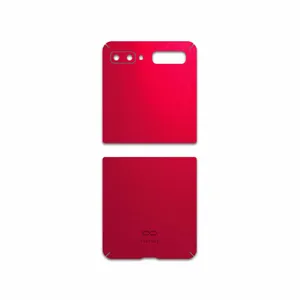 MAHOOT Matte-Warm-Red Cover Sticker for Samsung Galaxy Z Flip