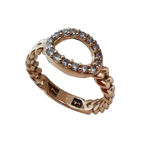 انگشتر زنانه مدل طلاروس کد zrk-6