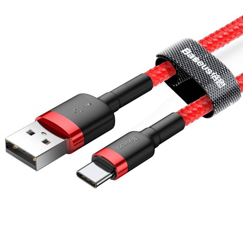 کابل تبدیل USB به USB-C بیسوس مدل CATKLF-B09 Rapid Charge Cafule طول 1 متر