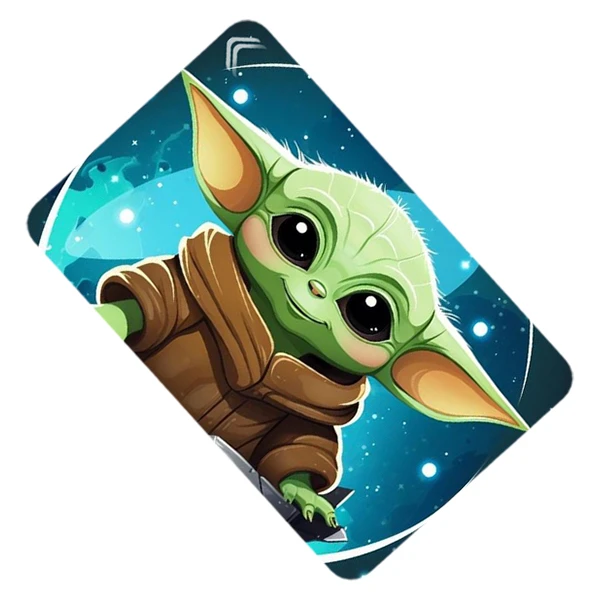 استیکر کارت طرح بیبی یودا Baby Yoda مدل CAC888-K-G1-195