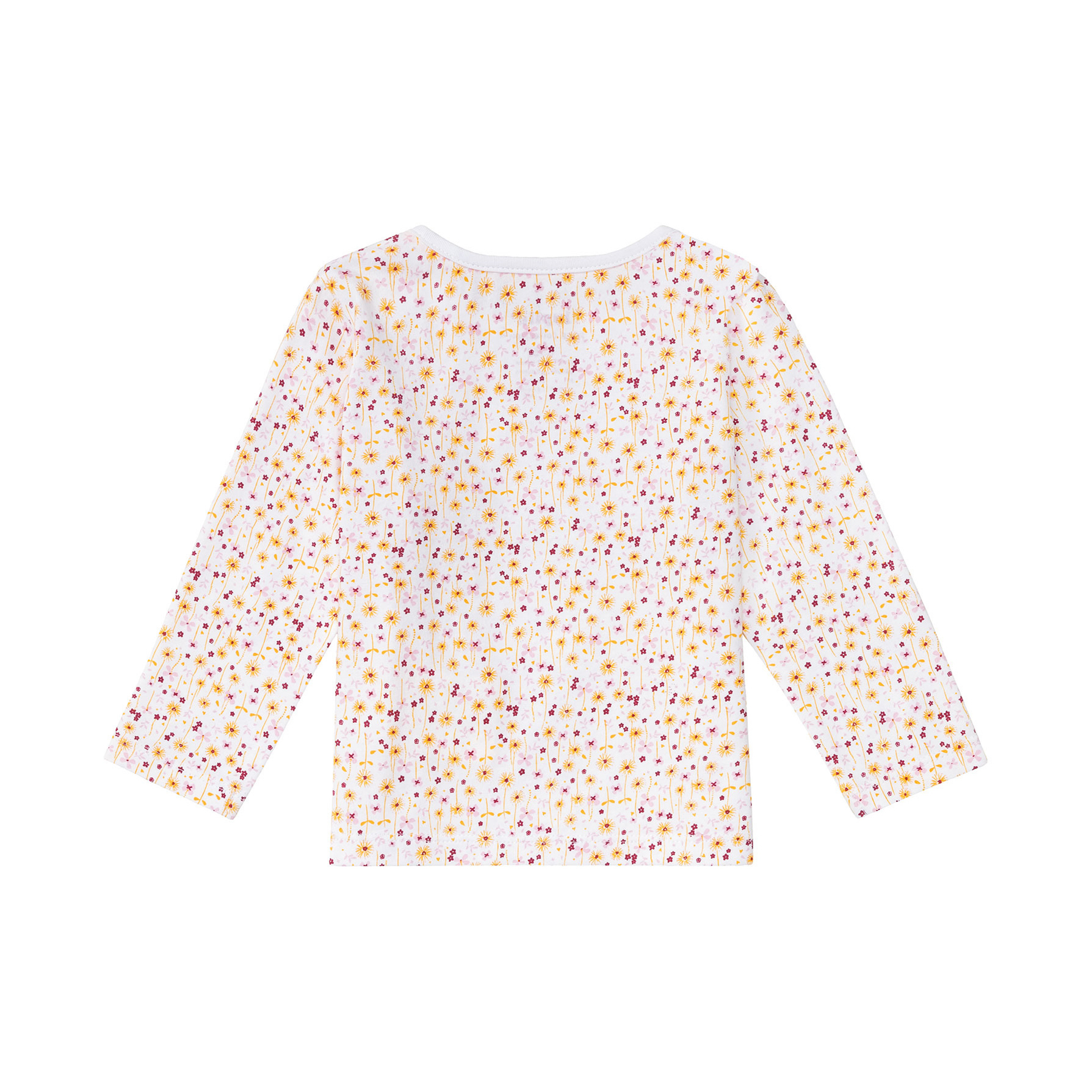 تی شرت آستین بلند دخترانه لوپیلو مدل گلدار کد B45