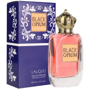 ادوپرفیوم زنانه لالیکو مدل Black Opium با رایحه شرقی وانیلی حجم 70 میلی‌لیتر