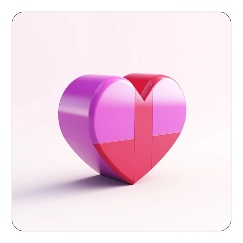 مگنت کاکتی طرح عاشقانه مدل mp36512