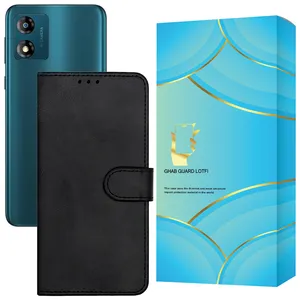 Ghab Guard KKG Magnetic Wallet Case Cover For Motorola Moto E13