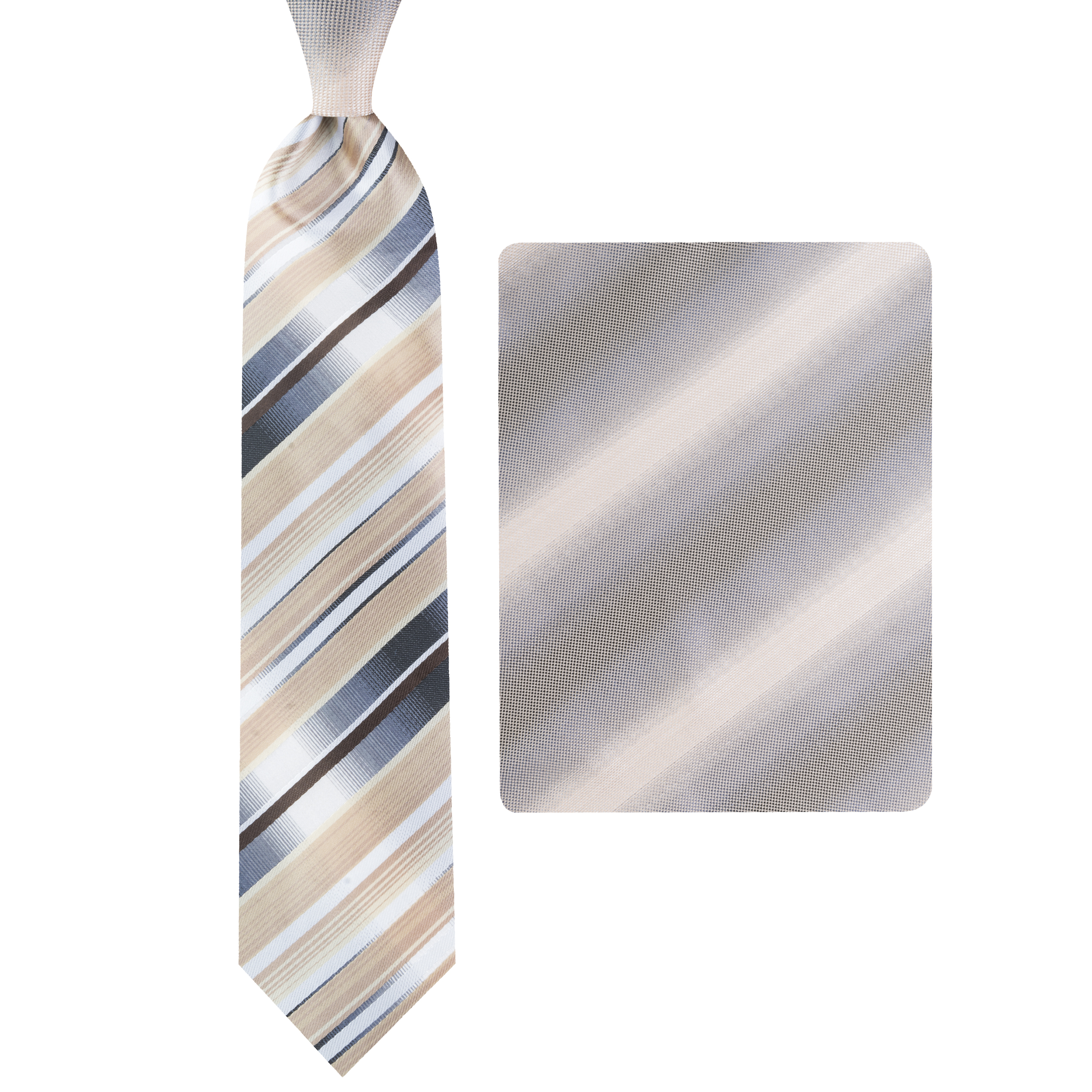ست کراوات و دستمال جیب مردانه مدل GF-ST1116-CR