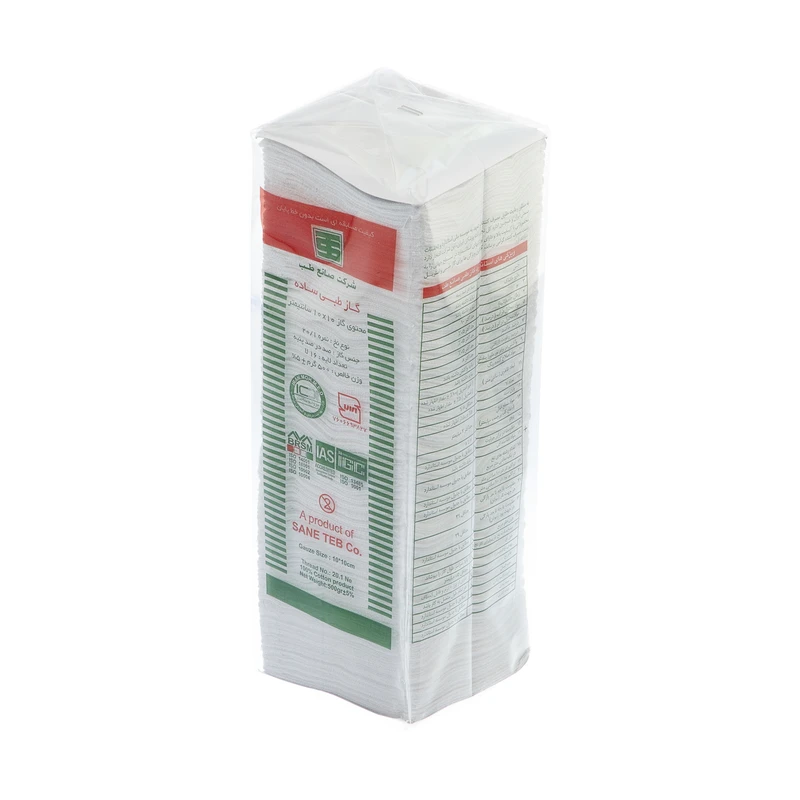 گاز غیراستریل صانع طب مدل طبی ساده وزن 500 گرم