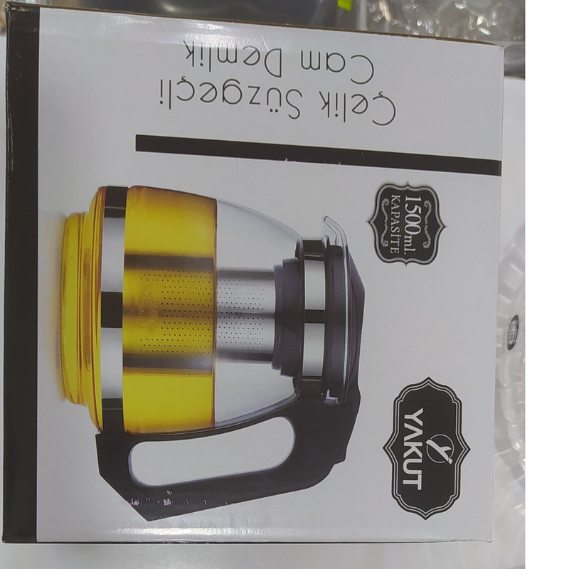 قوری یاکوت مدل دسته دار پیرکس کد 1369n