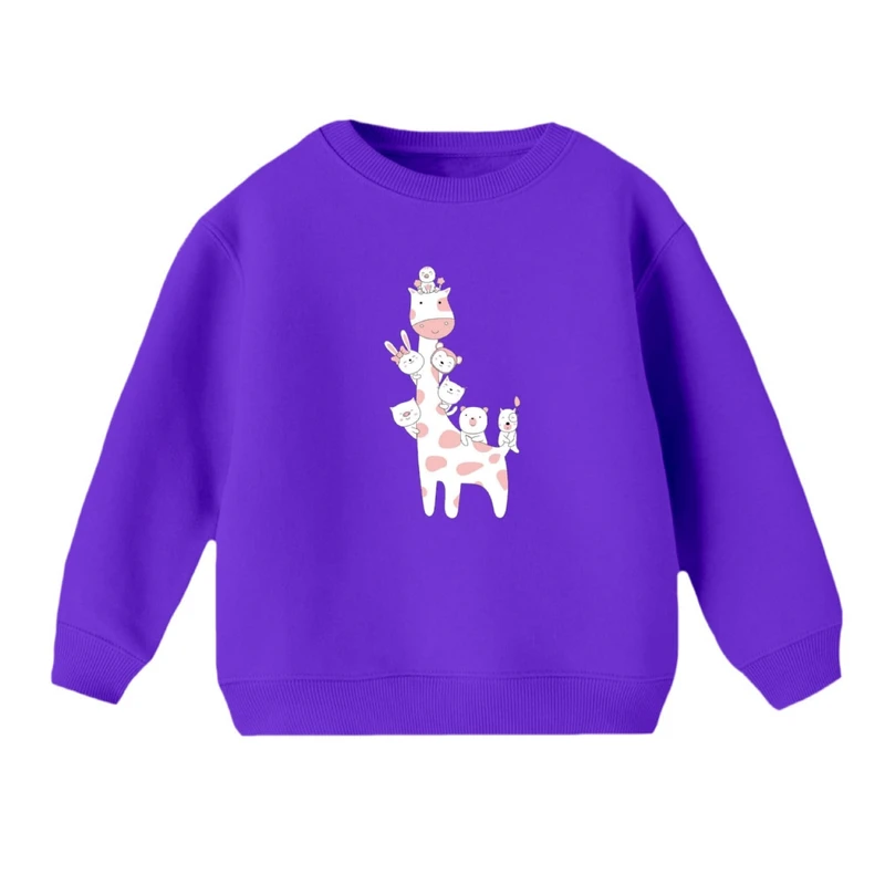 سویشرت بچگانه مدل زرافه بامزه 