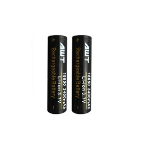 باتری لیتیوم یون قابل شارژ ای دبلیو تی مدل LI-ION-18650 ظرفیت 3400 میلی آمپرساعت بسته 2 عددی