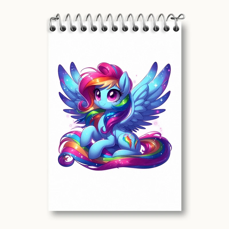 دفتر یادداشت 50 برگ خندالو طرح اسب پونی کد N3555