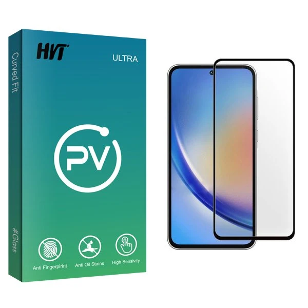 محافظ صفحه نمایش شیشه ای اچ وی تی مدل PV مناسب برای گوشی موبایل سامسونگ Galaxy A35/A55