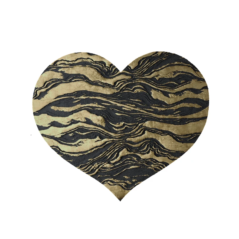 پادری مدل قلب طرح کلاسیک کد 8812 سایز 90x90 سانتی متر 