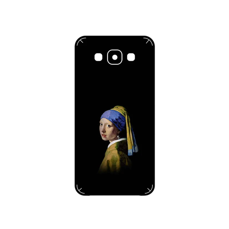 برچسب پوششی ماهوت مدل Girl with a Pearl Earring of Vermeer مناسب برای گوشی موبایل سامسونگ Galaxy E7