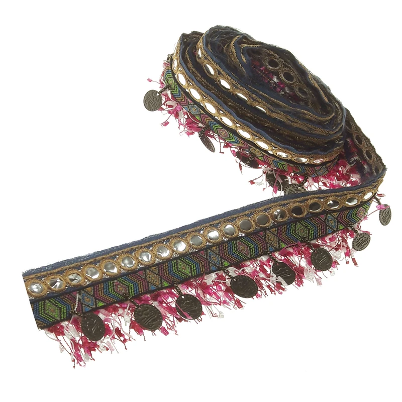 نوار یراق مدل سنتی کد Y5552 طول 1.7 متر