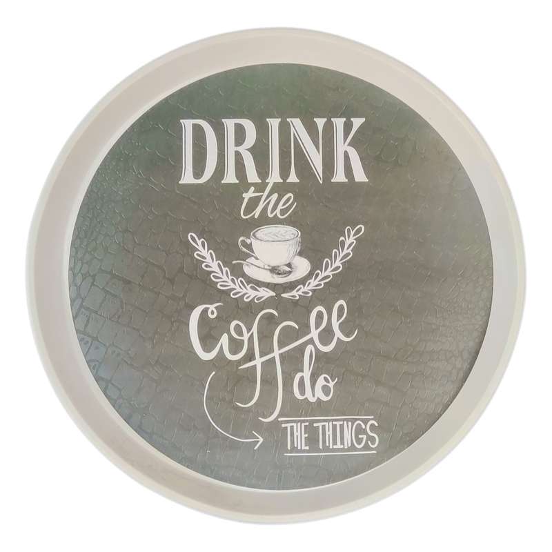 سینی مدل Drink The Coffee کد 800