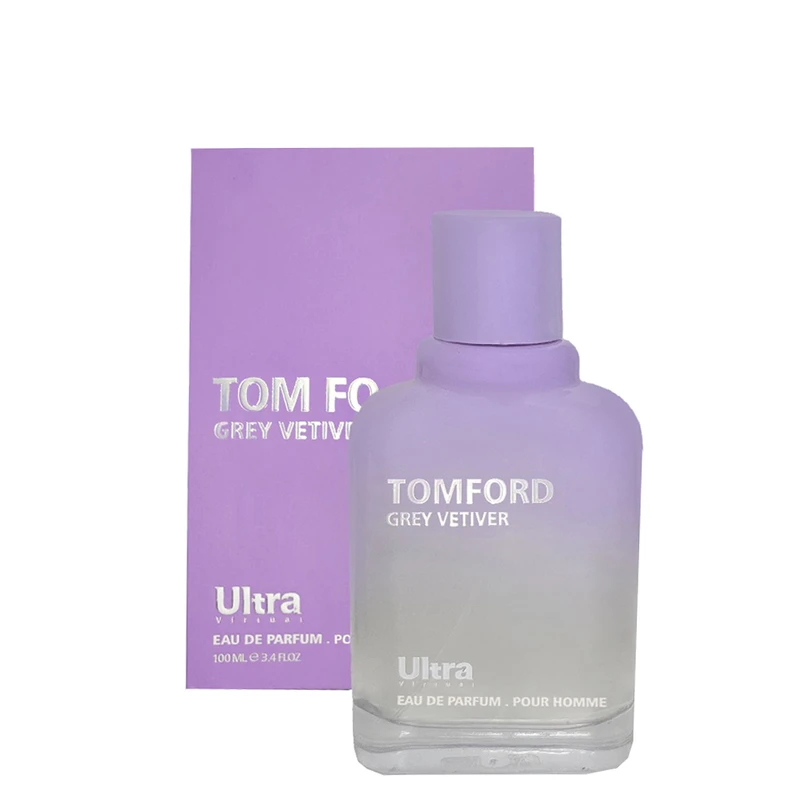 ادو پرفیوم مردانه اولترا ویرچوآل مدل Tomford Grey Vetiver با رایحه خنک حجم 100 میلی لیتر