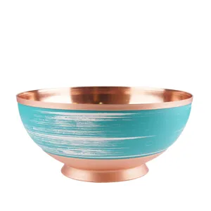 کاسه مسی مدل سوپر طرح خط دار