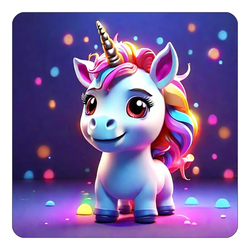 مگنت کاکتی طرح اسب تک شاخ و یونیکورن مدل mp30730