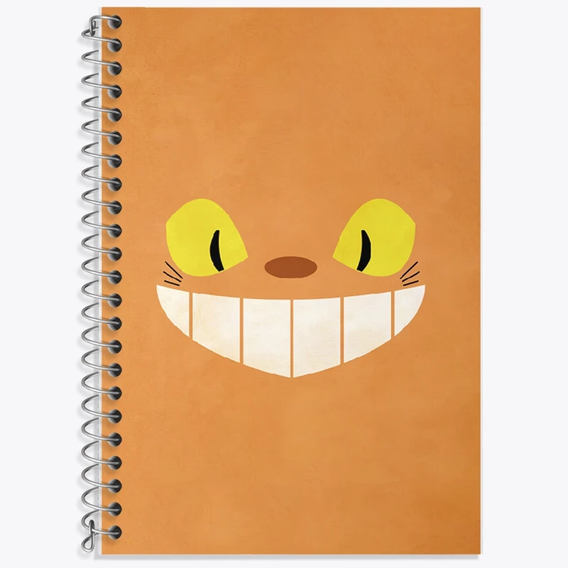 دفتر زبان 50 برگ خندالو مدل سه خط طرح انیمه کد F365