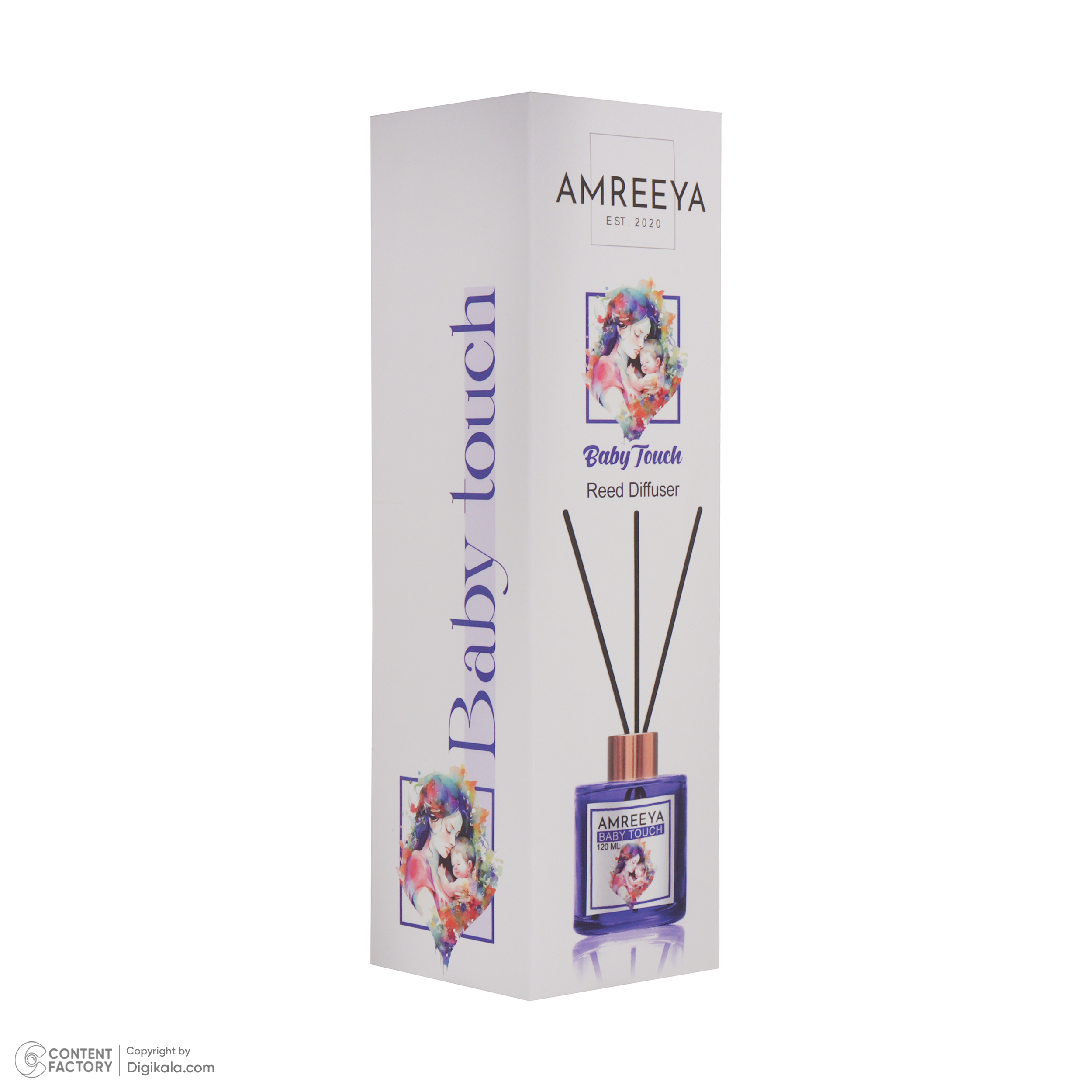 خوشبوکننده هوا آمریا مدل BABY TOUCH حجم 120 میلی لیتر
