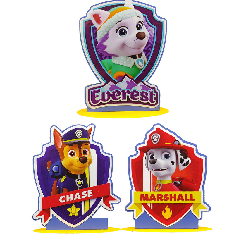 استند رومیزی تولد طرح سگ هاي نگهبان مجموعه 6 عددي