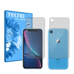 Tecno HyMTT model matte screen protector suitable for Apple iPhone XR mobile phone along with the phone back protector
