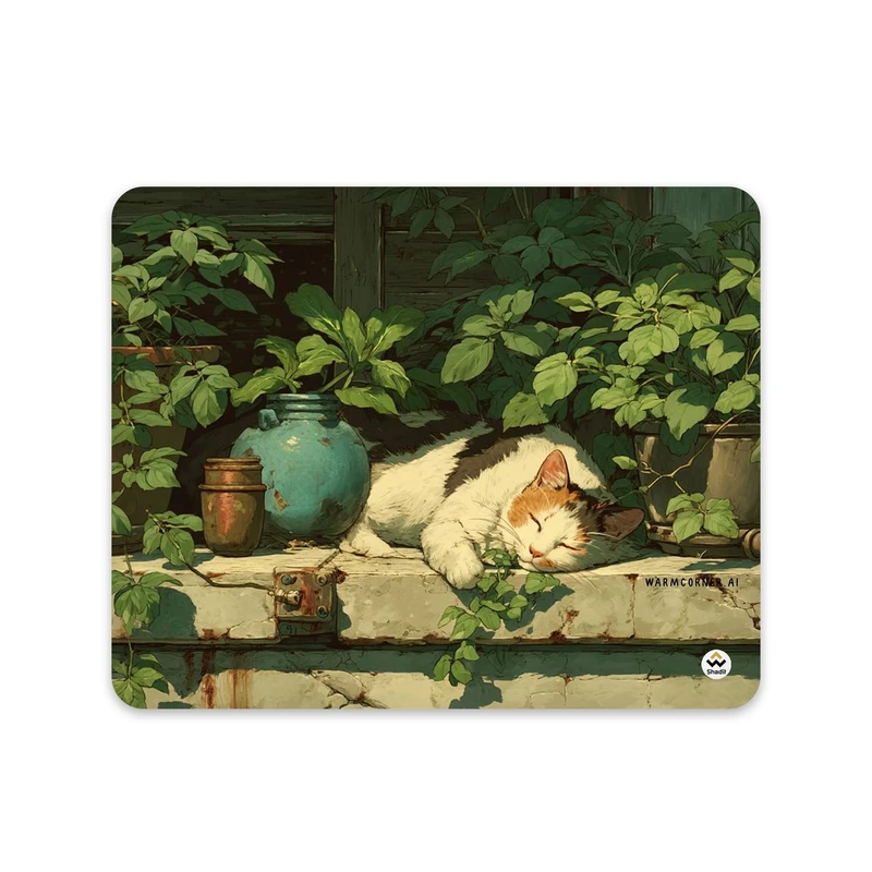 ماوس پد شادیت مدل گربه کد49 سایز 24*19 سانتی متر