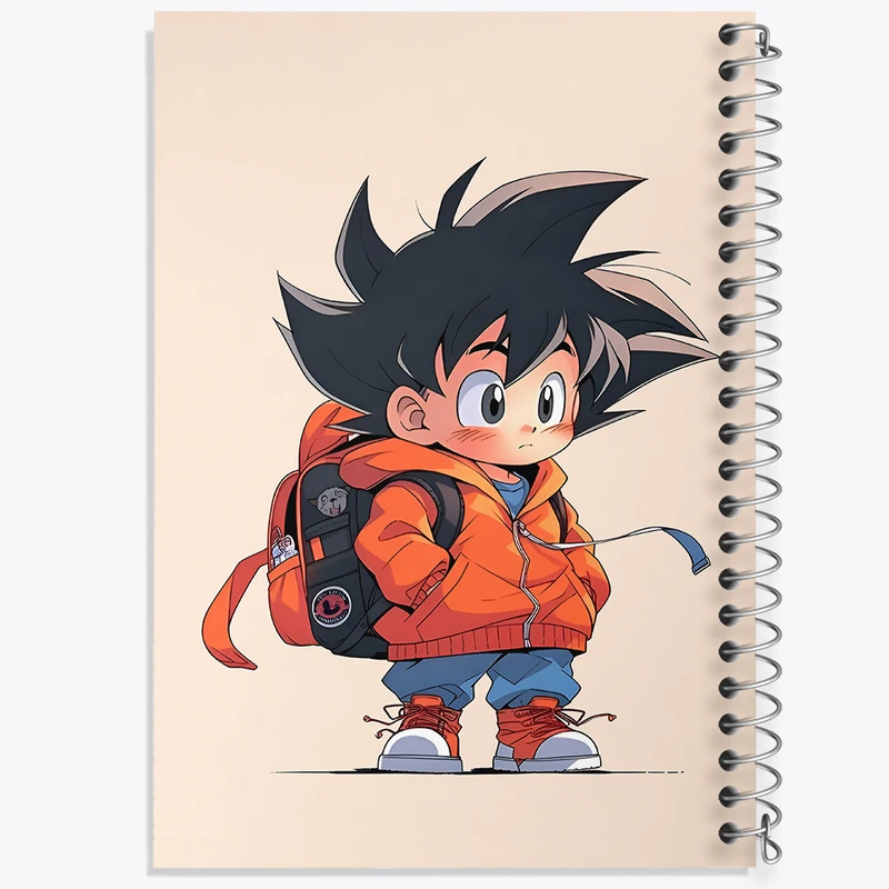 دفتر مشق 50 برگ خندالو طرح انیمه دراگون بال کد N5159