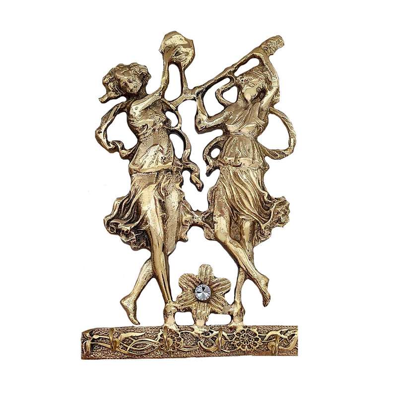 جاکلیدی برنجی مدل دختر نوازنده