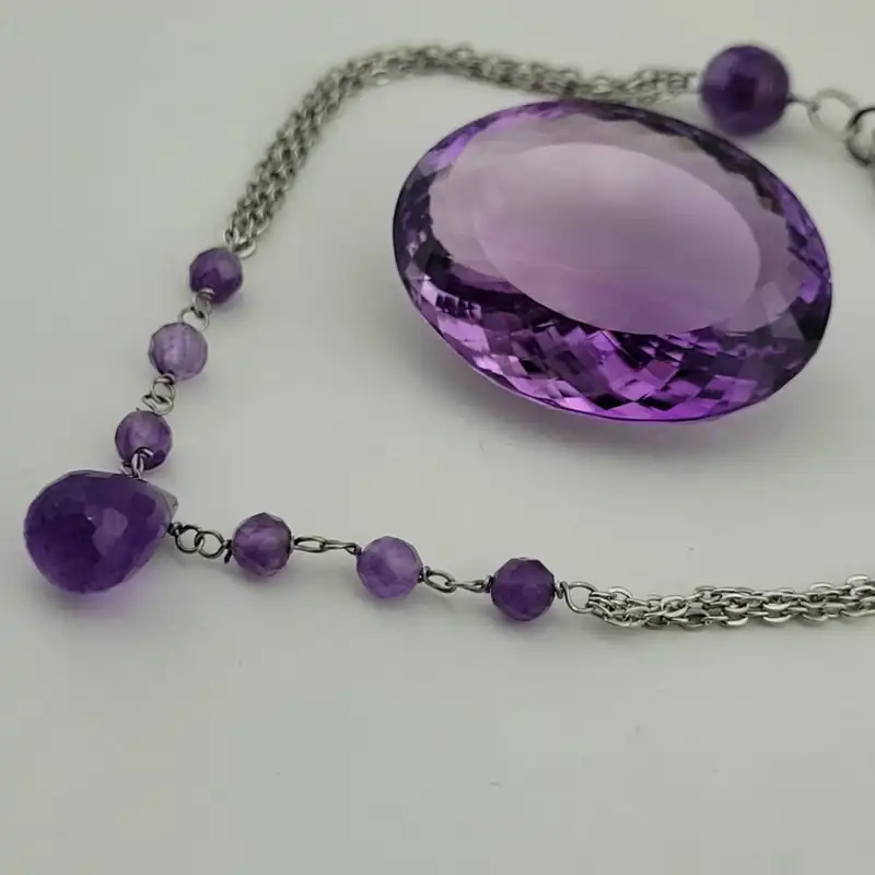 دستبند زنانه مدل آمیتیست کد 793