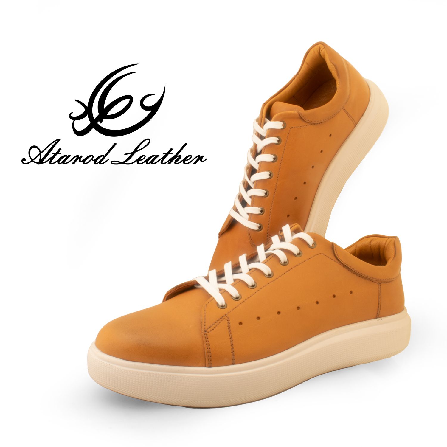 کفش روزمره مردانه چرم عطارد مدل چرم طبیعی کد SH389 -  - 4