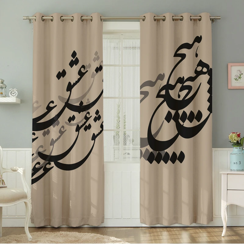 پرده نیروانا طرح  مدل مخمل کد 4479 سایز 140×280 سانتی متر