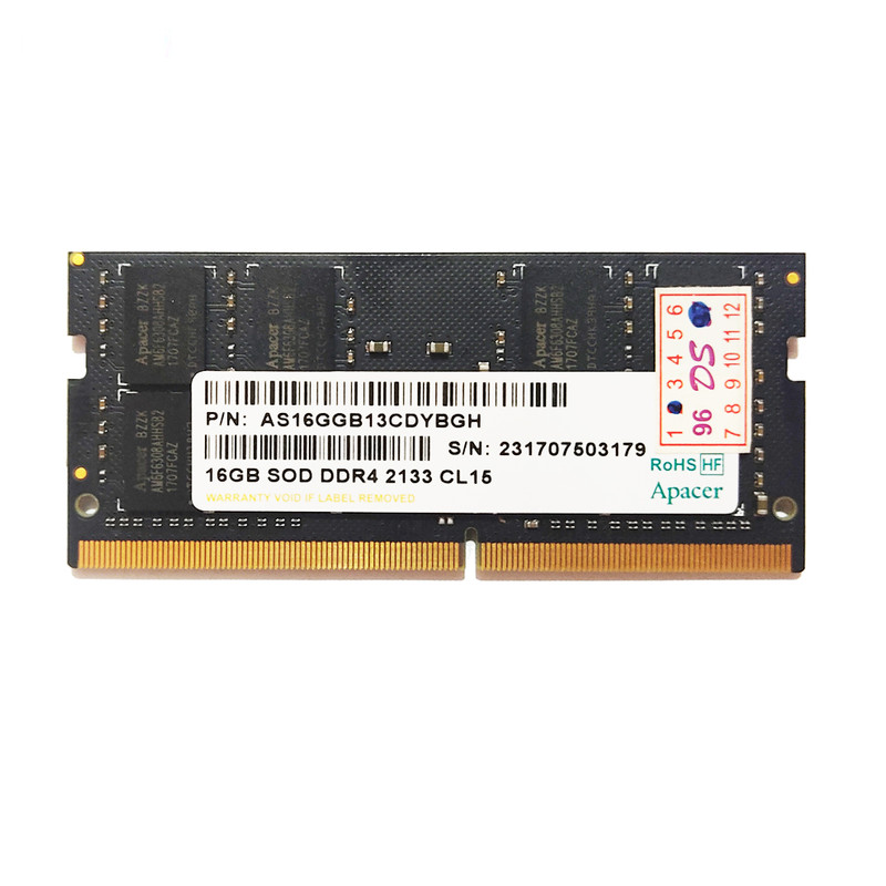 تصویر رم لپتاپ DDR4 دو کاناله 2133 مگاهرتز CL15 اپیسر مدل SOD ظرفیت 16 گیگابایت