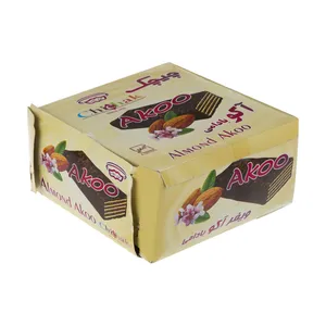 ویفر آکو بادام چیچک - 30 گرم بسته 24 عددی