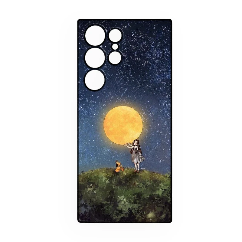 کاور طرح دخترانه کد 300 مناسب برای گوشی موبایل سامسونگ Galaxy S22 Ultra  