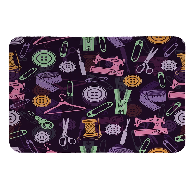 پادری  طرح ابزار خیاطی کد 9030 سایز 80x110 سانتی متر