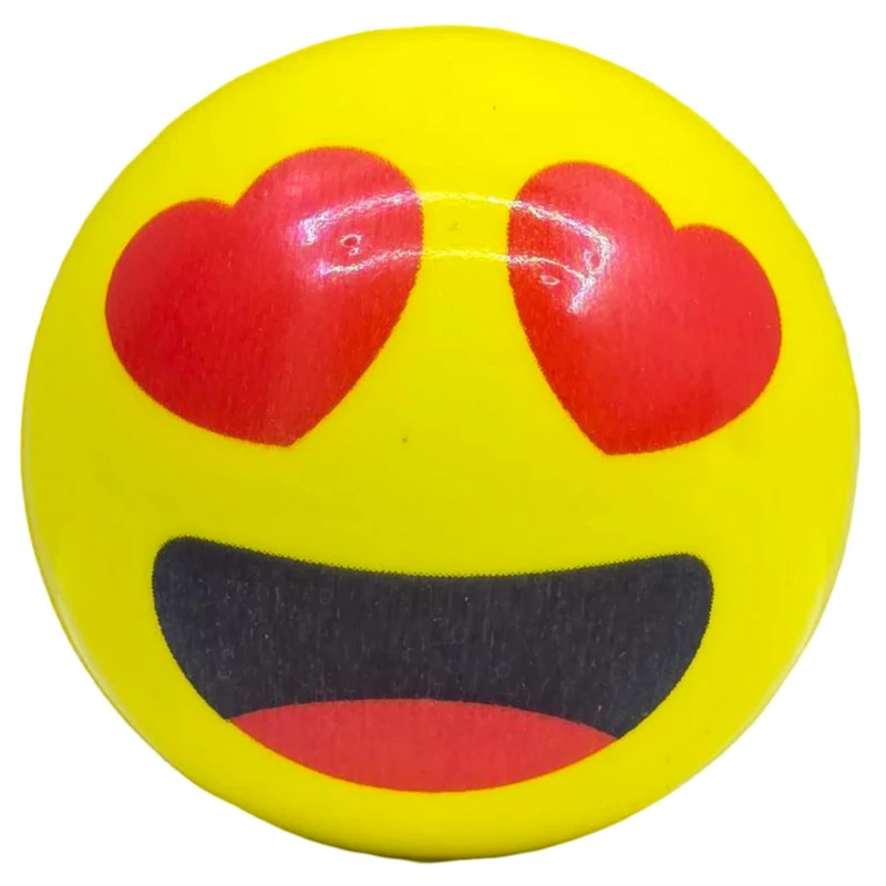 توپ بازی ناب سل مدل  ایموجی قلبی خندان پرشی کد NAAB0001 JUMPING BALL 