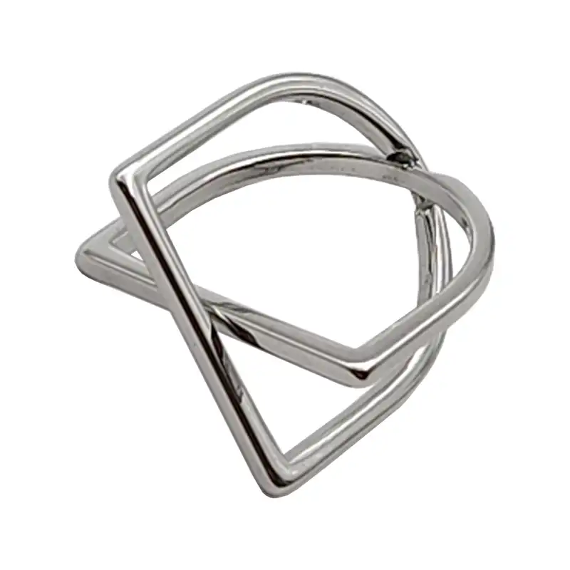 انگشتر زنانه مدل ضربدر کد RNG27SV