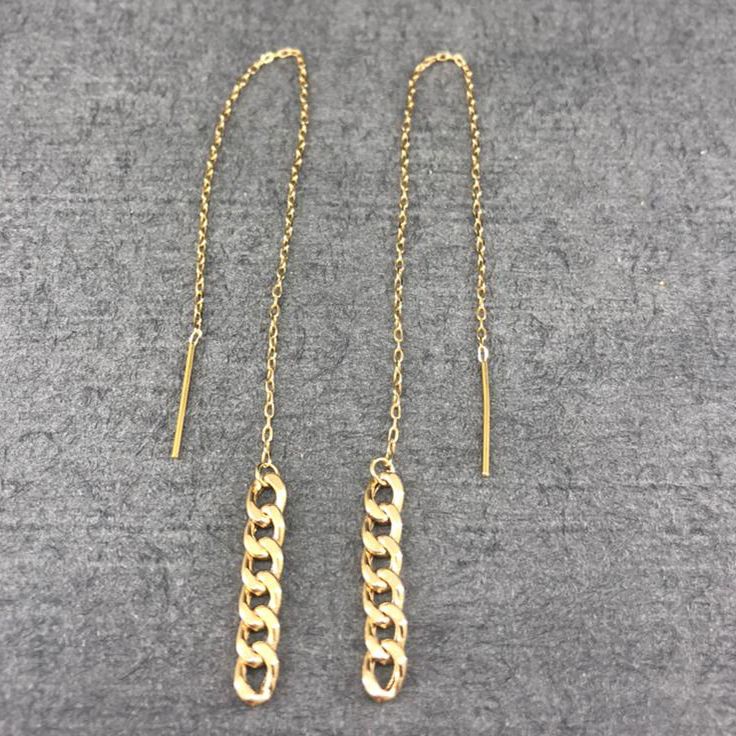 گوشواره طلا 18 عیار زنانه دوست خوب مدل dk495 -  - 5