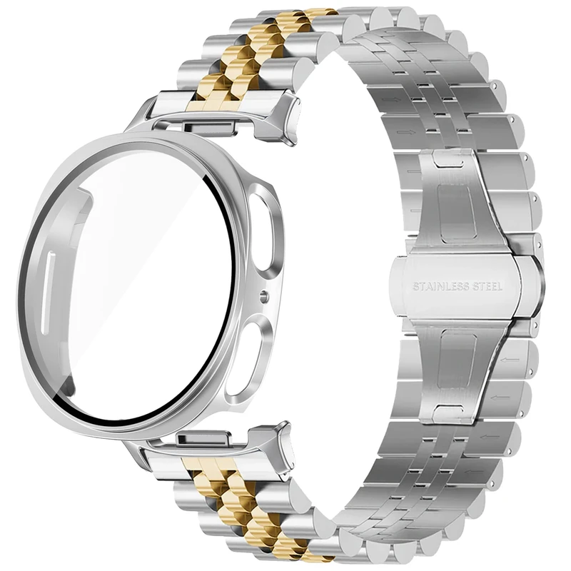 بند اسپریگ مدل 5Bead SL-DualC W8 مناسب برای ساعت هوشمند سامسونگ Galaxy Watch 8 40mm به همراه کاور