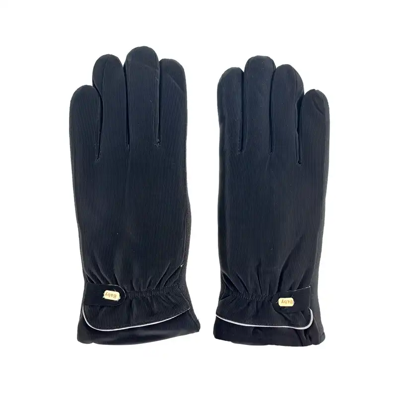 دستکش زنانه مدل AA طرح BABY رنگ مشکی