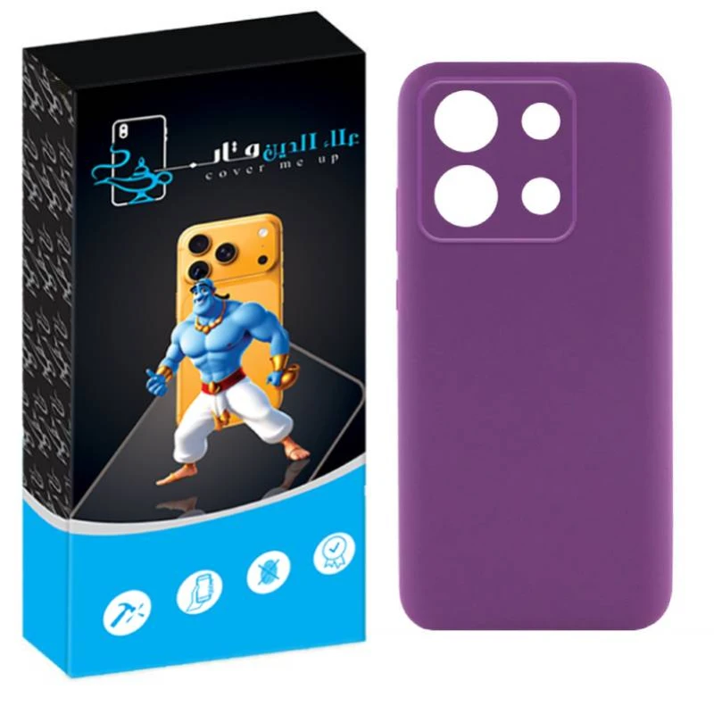 کاور علاالدین قاب مدل سیلیکونی پاک کنی مناسب برای گوشی موبایل شیائومی Redmi Note 13 Pro 4G