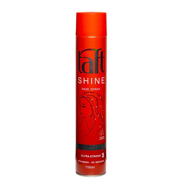اسپری مو تافت مدل shine حجم 750 میلی لیتر اسپری مو تافت مدل shine حجم 750 میلی لیتر