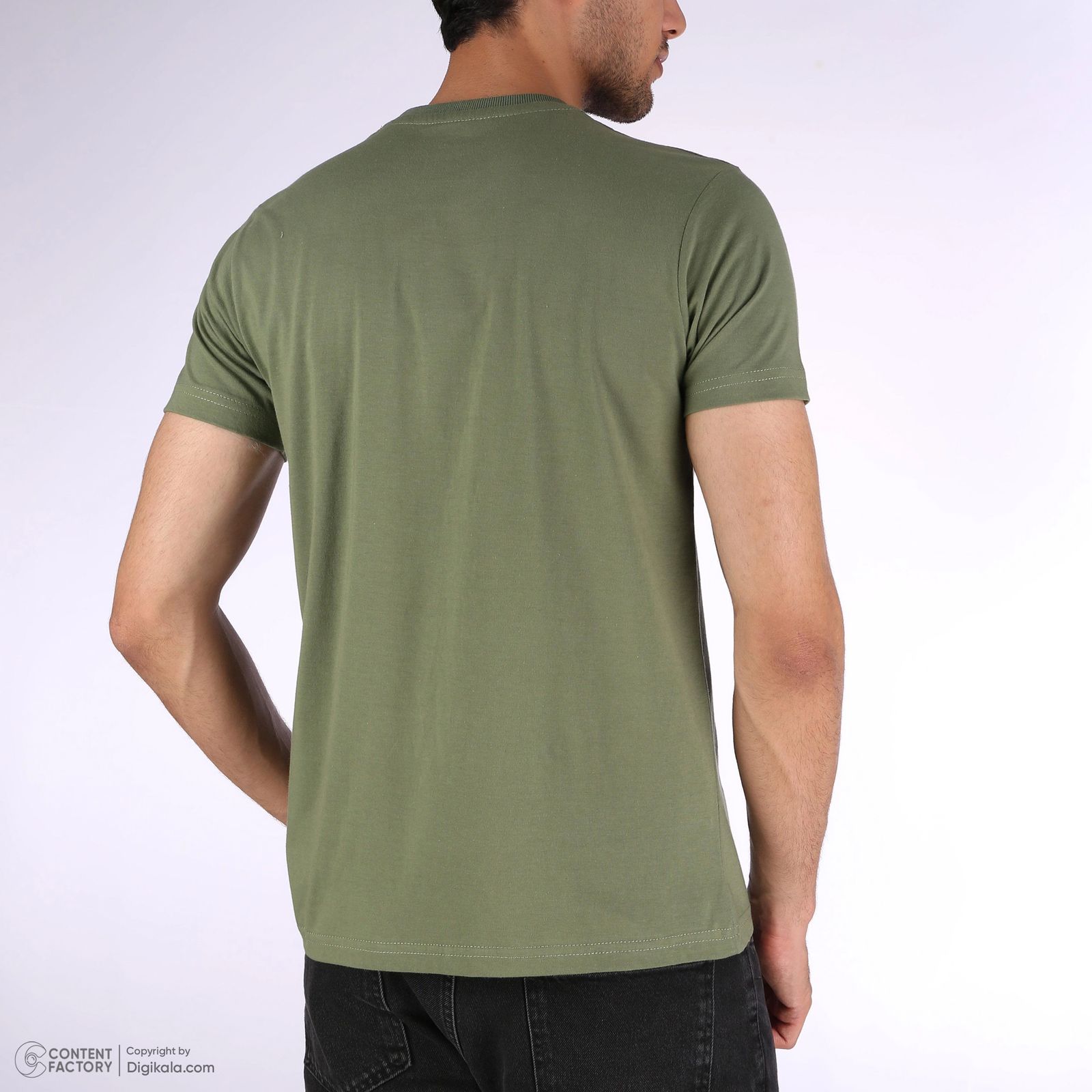 تی شرت آستین کوتاه مردانه مدل M117 رنگ سبز -  - 9