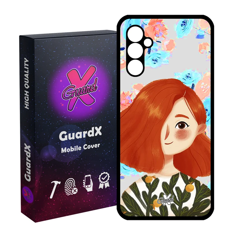 کاور گارد ایکس طرح دختر مدل Glass10324 مناسب برای گوشی موبایل سامسونگ Galaxy A24/A24 4G/M34 5G